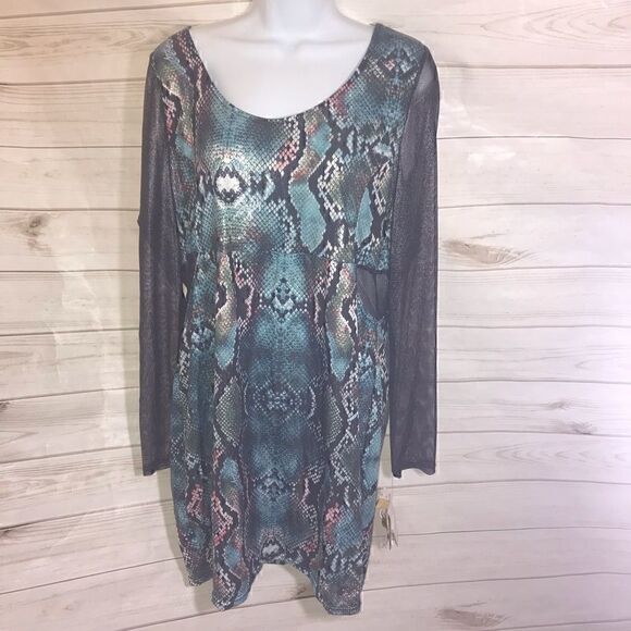 NEW Apple Bottoms Python Crush Dress Size-1X - Picture 2 of 8